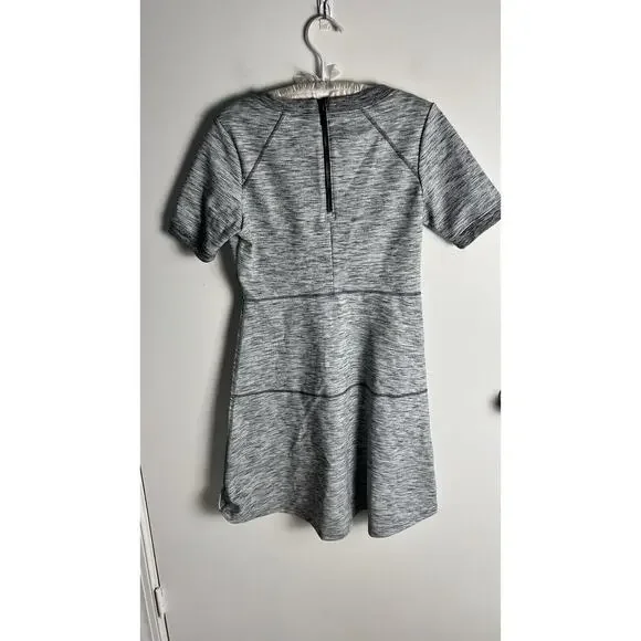 Athleta Womens Heathered Gray En Route Dress Fit And Flare Size Small - Picture 5 of 11